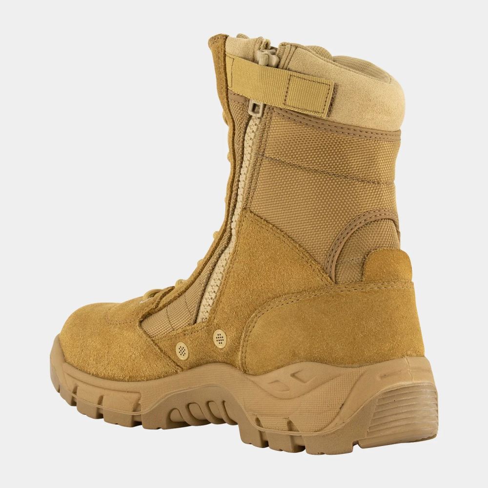 MILITARY BOOTS COMMAND 8.0 SZ-Desert Tan - Click Image to Close